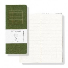Yamamoto notebook Ro-biki basic style 5mm Ruled  91×210 mm 60 pages GA020