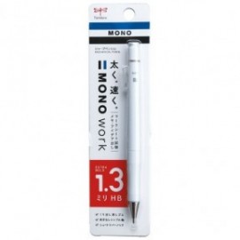 Tombow Mechanical Pencil  1.3mm, Mono White DPB-151C