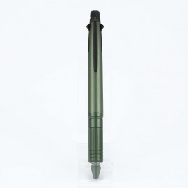 Uni Jetstream 4&1 Metal Edition, 0.5mm Ballpoint Pen (Black, Red, Blue, Green) and 0.5mm Mechanical Pencil, Dark Green (MSXE52000A05.7)
