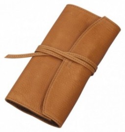 Pilot Pensamble Roll Pen Case for 5 Pens Brown  PSR5-01-BN