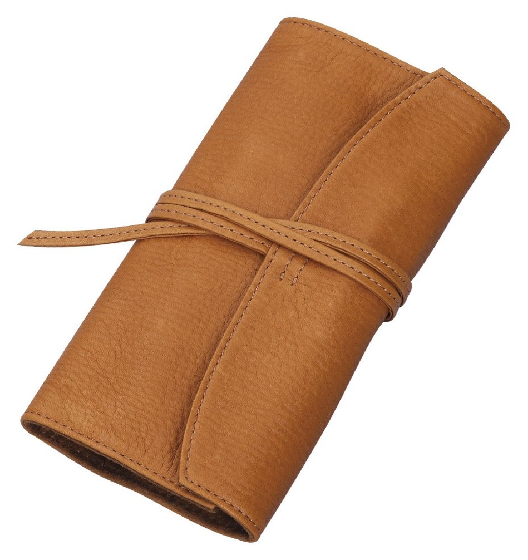 Pilot Pensamble Roll Pen Case for 5 Pens Brown  PSR5-01-BN