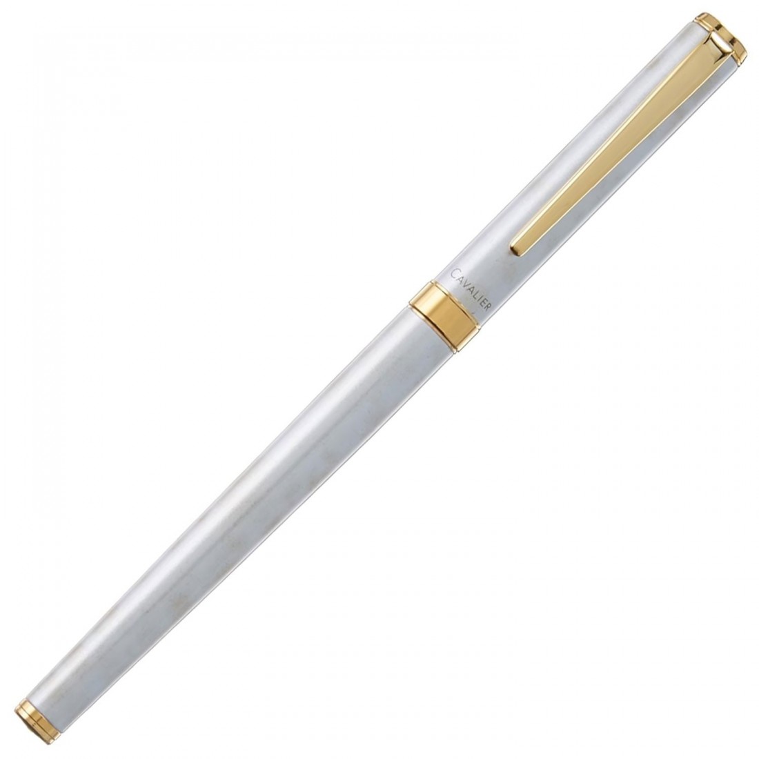 Pilot Cavalier Marble White GT Fountain Pen FCAN-5SR-GDWF