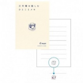 Pilot pen friendly notebook 7,5 x 10,5 cm, lined, 30 sheets, 8 lines, RP-M01