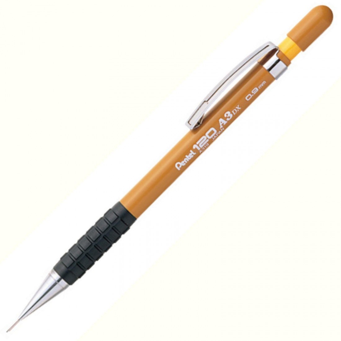 Pentel A319 mechanical pencil 120 A3DX deep yellow 0.9mm
