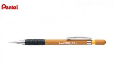 Pentel A319 mechanical pencil 120 A3DX deep yellow 0.9mm