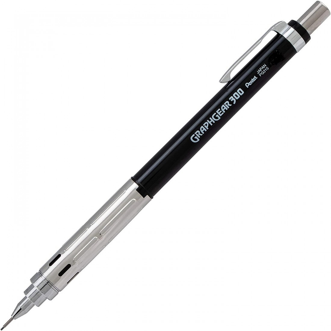 Pentel Graphgear 300 Black 0.7mm mechanical pencil PG317-AX