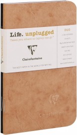 Clairefontaine Rhodia Nomaddict A7 Duo Notebooks Lined, 90gsm, 24sheets, 73106C