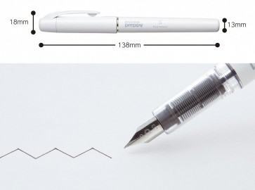 Kokuyo preppy white 0,3 Fine nib fountain pen