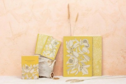 Clairefontaine Rhodia A4 21x 29,7cm notebook, Jardin des Sens, 96 pages, Ruled White 90gsm pages 116341