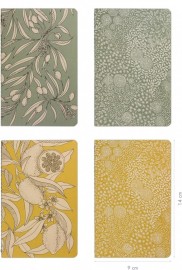 Clairefontaine Rhodia A6 11 x 17cm  notebook, Jardin des Sens, 64 pages, ruled, white paper 90gsm, 116337