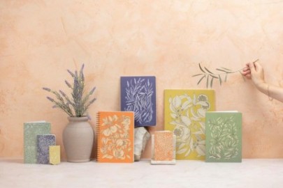 Clairefontaine Rhodia A6 11 x 17cm  notebook, Jardin des Sens, 64 pages, ruled, white paper 90gsm, 116337