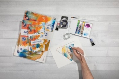 Clairefontaine A4 Aquapad  Cold Pressed 300gr 50sheets  975721C