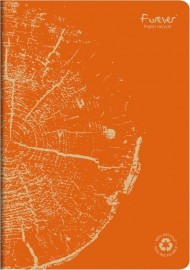 Clairefontaine Rhodia Forever notebook A4 21x29,7cm, 96pages, white lined 90gsm paper, 68466C