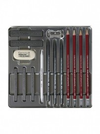 Cretacolor 15 Silver Box Grafite Drawing Set 400-18