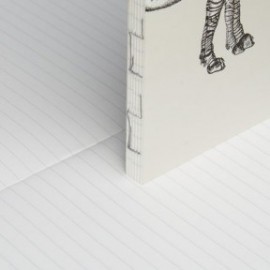 Paper Republic Animal Companions Zembra Book Refill Pocket Ruled