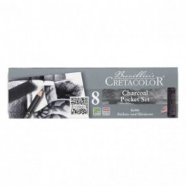 Cretacolor 8 Charcoal Drawing Set 460-08
