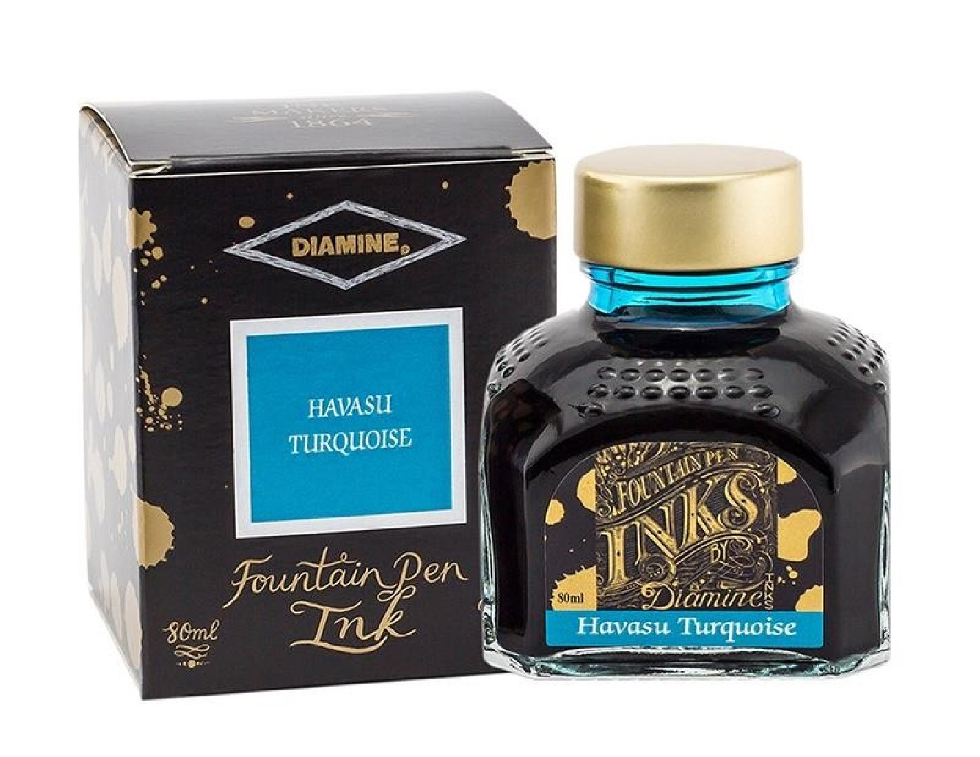 Diamine 80ml  Havasu Turquoise  066 Fountain pen ink bottle