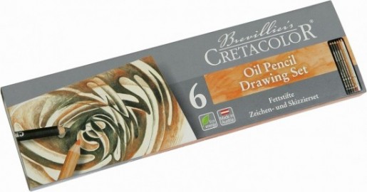 Cretacolor 6 Oil Pencils Pocket Set 400-07