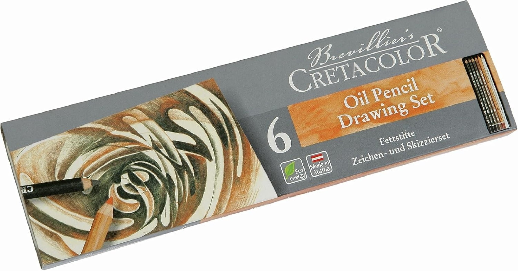 Cretacolor 6 Oil Pencils Pocket Set 400-07