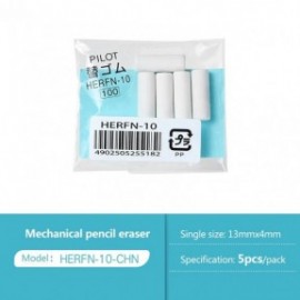 Pilot Mechanical Pencil Replacement Eraser  (5-pack) HERFN-10