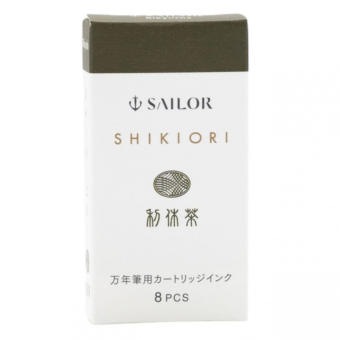 Sailor cartridges Shikiori 8pcs Rikyucha  13-0400-214