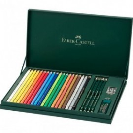 Faber Castell Polychromos Colour Pencil set of 24 plus 4 9000 pencils 210051