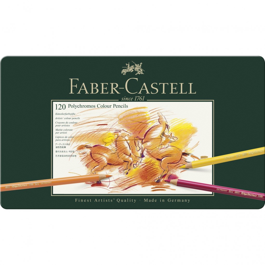 Faber Castell Set of 120 colour pencils Polychromos 110011