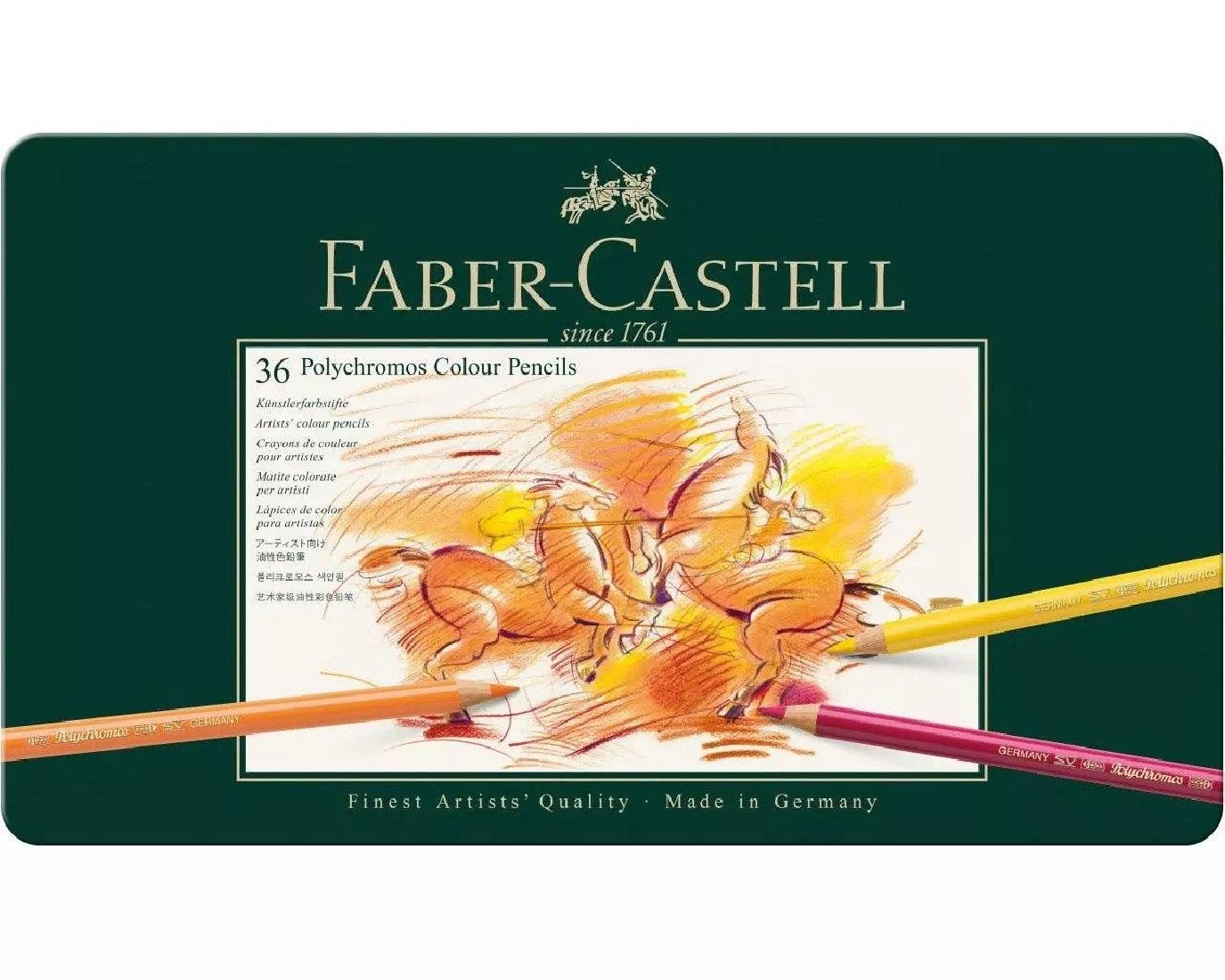 Faber Castell Set of 36 colour pencils Polychromos 110036