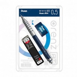 Pentel Orenz AT Mechanical Pencil 0.5mm Dark Blue with leads and eraser PP2005-CMPTP limited edition