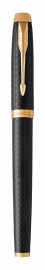 Parker IM Premium Black Gold GT Rollerball PARK