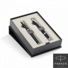 Parker IM Essential Matte Black CT Set Fountain Pen and Ballpen