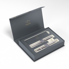 Parker IM Rituals Grey Set Rollerball and Ballpen PARK
