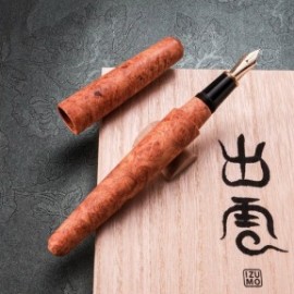 Platinum Izumo Precius wood Karin-Kobu (Amboyna burl) fountain pen, limited edition to 50 pcs, PIZ-150000PW