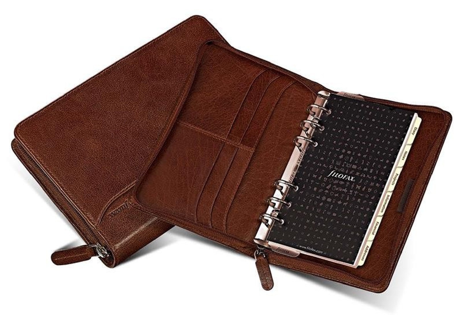 Filofax Organiser A5 Lockwood Zip Cognac 021693