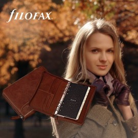 Filofax Organiser A5 Lockwood Zip Cognac 021693