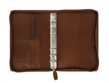 Filofax Organiser A5 Lockwood Zip Cognac 021693