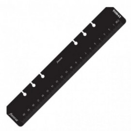 Filofax Refill A5 Ruler Marker Black 343609.