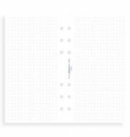 Filofax Refill A5 white dotted paper 132620