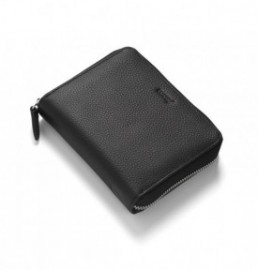 Filofax Organizer Pocket Norfolk Black Compact Zip 022401