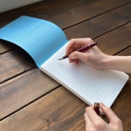 Yamamoto writing pad A5, 200sheets, plain,Tomoegawa Tomoe River