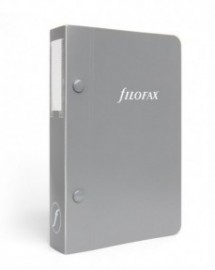 Filofax Refill Personal Organizer Storage Binder Grey 132919