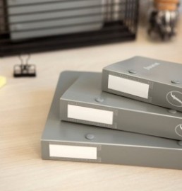 Filofax Refill Personal Organizer Storage Binder Grey 132919