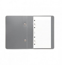 Filofax Refill Personal Organizer Storage Binder Grey 132919