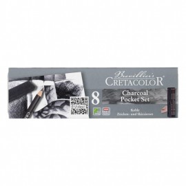Cretacolor 8 Charcoal Drawing Set 460-08