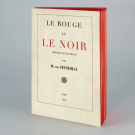 ANTIQUE NOTEBOOK Le Rouge et Le Noir LIBRI MUTI