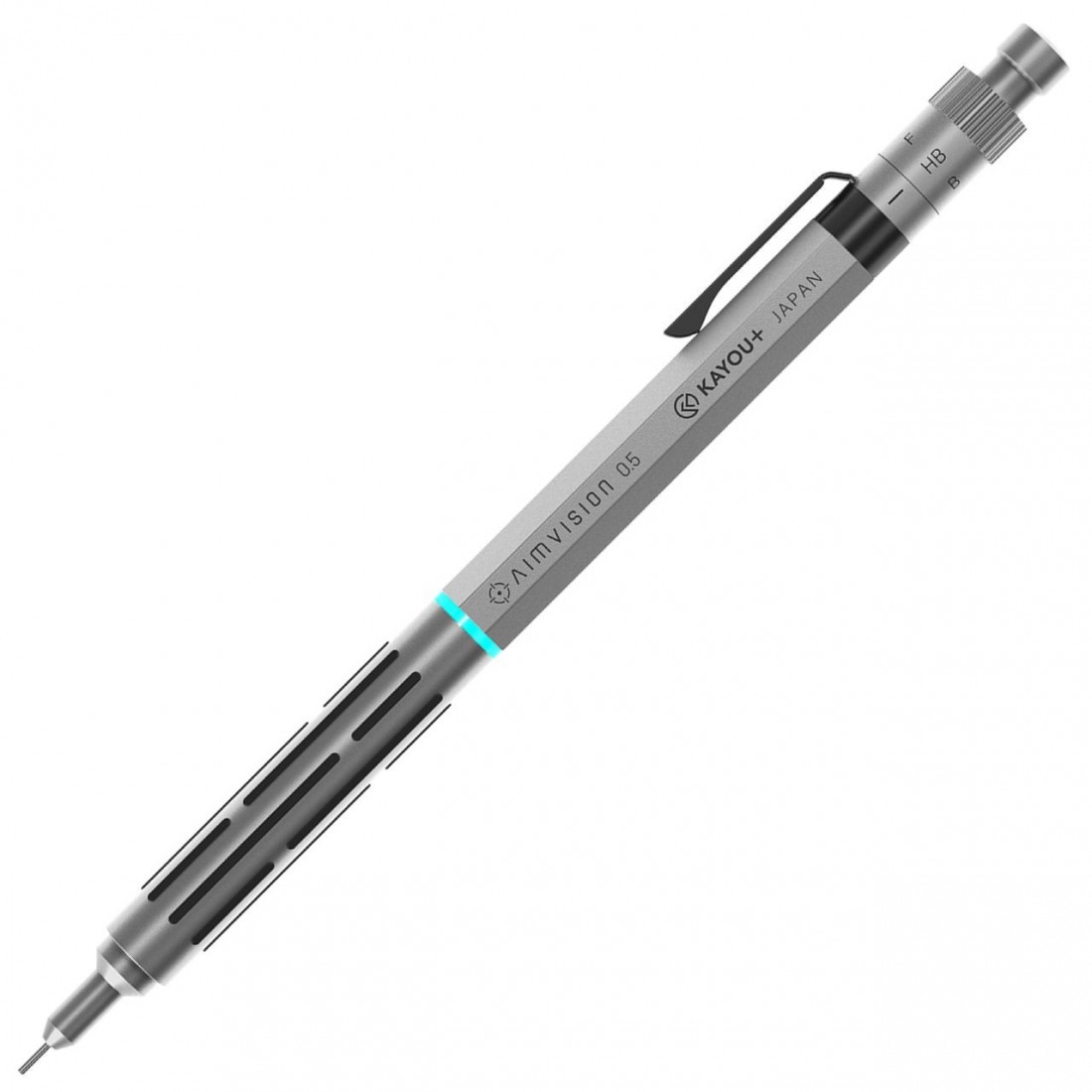 Kayou Plus Aim Vision Drafting pencil 0,5mm Mineral Silver KAMP-AISSV