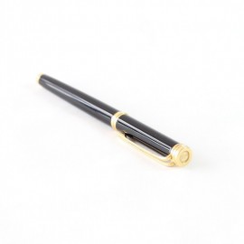 Waterman Harmonie laquer black gt fountain pen with free converter and 30ml bottled Frorida blue ink