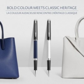 Waterman Hemisphere Colour Block Black-Blue Rollerball