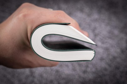 Galen Leather Notebook - Tomoe River Paper - B6 - Crazy Horse Forest Green