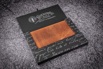 Galen Leather Notebook - Tomoe River Paper - A6 - Crazy Horse Brown